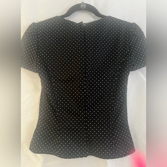 Dolce & Gabbana black and white Polkadot T-Shirt - Picture 2 of 4